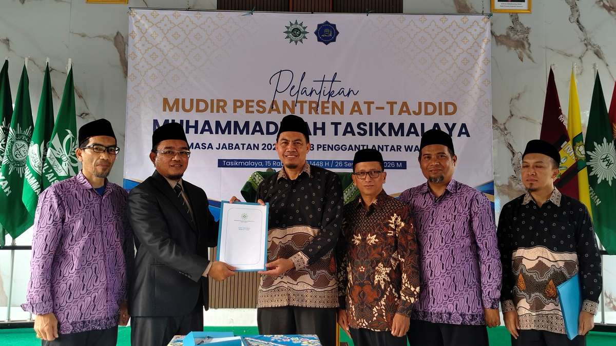 Ustadz Ali Ahmad Fauzi Resmi Dilantik sebagai Mudir Pesantren At-Tajdid Muhammadiyah Tasikmalaya Periode 2024–2028